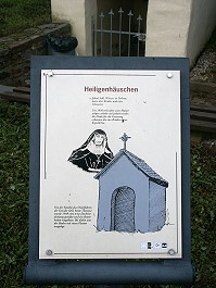 Infotafel: Heiligenhäuschen